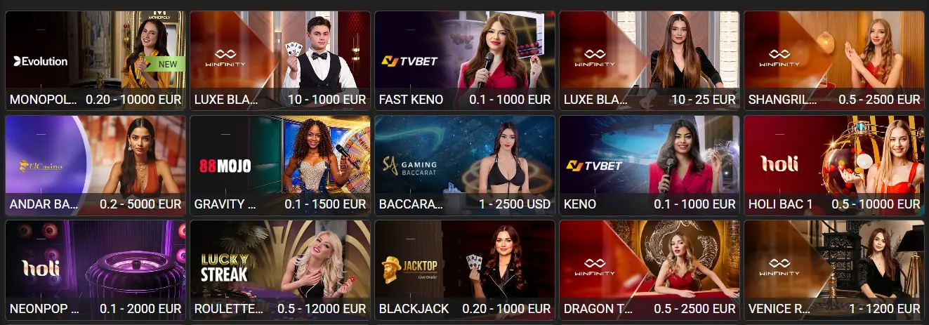 Megapari Live Casino y Juegos de Mesa Megapari Live Casino y Juegos de Mesa